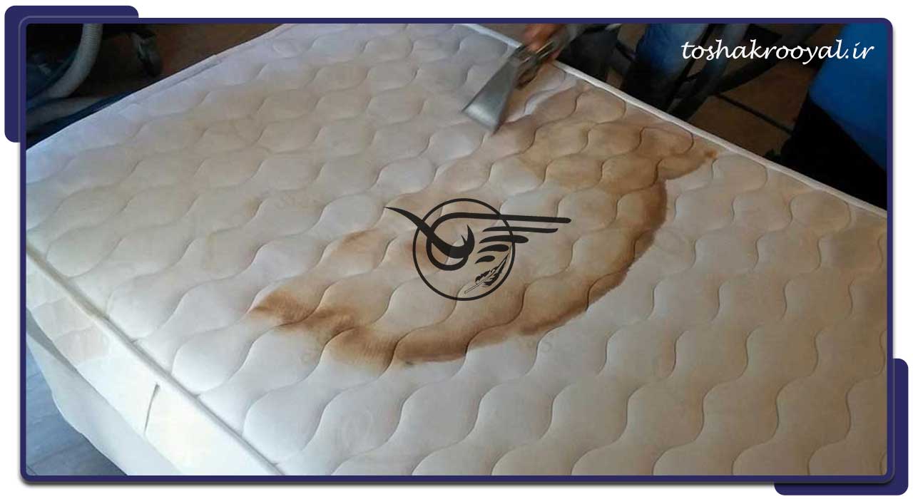 پاک کردن لکه ادرار روی تشک