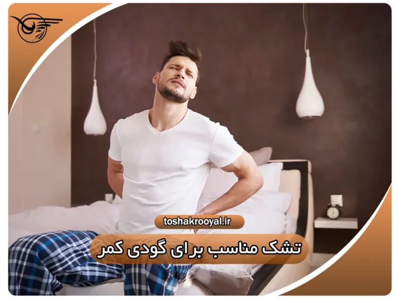 تشک مناسب برای گودی کمر | تشک رویال