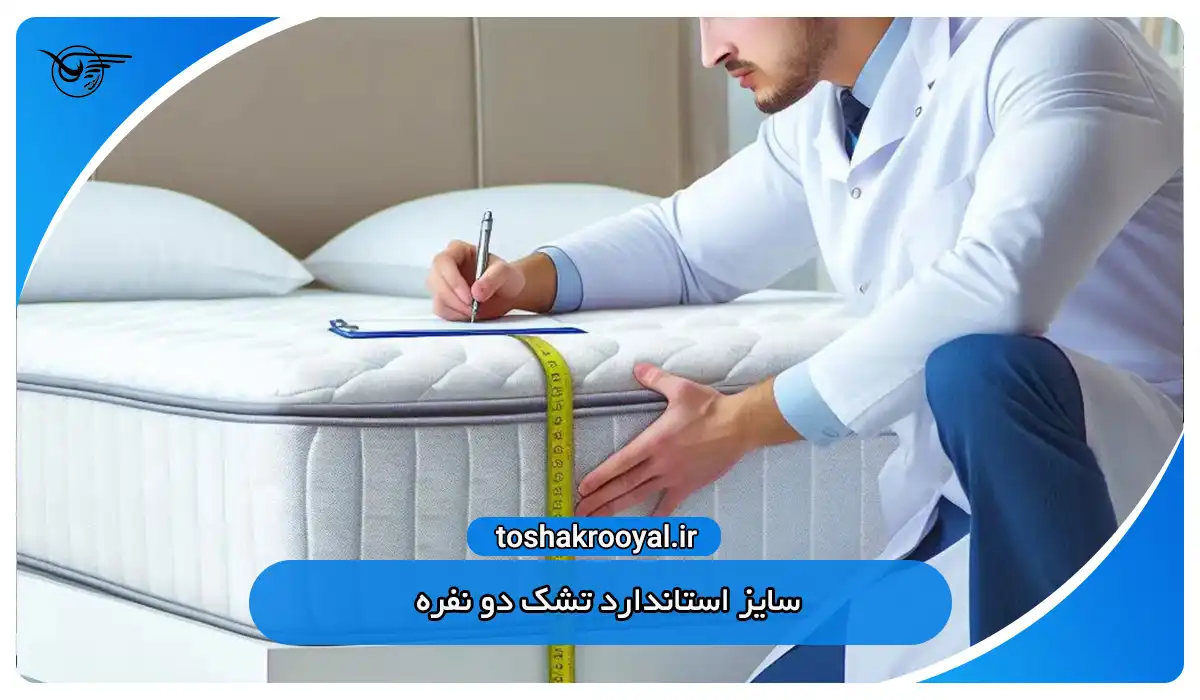 سایز استاندارد تشک دو نفره